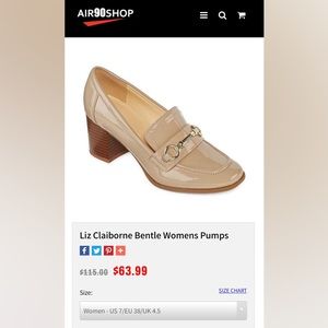 NEW Liz Claiborne Bentle Womens Pumps/loafer heels. Size 7.5
